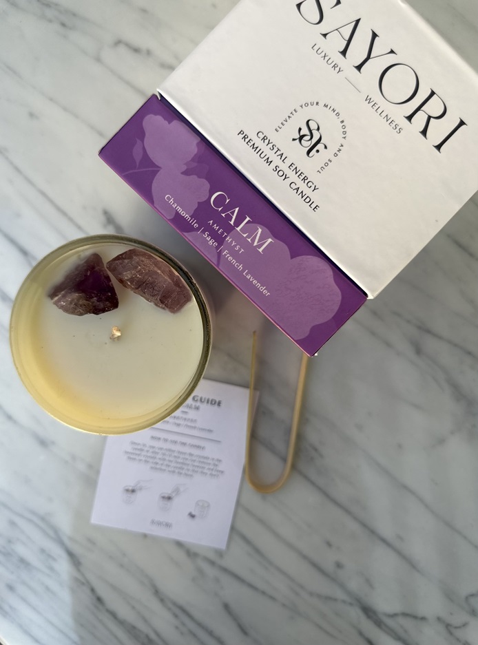 Calm Crystal Candle