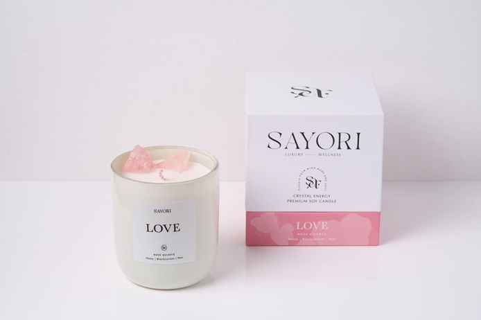 Love Crystal Candle