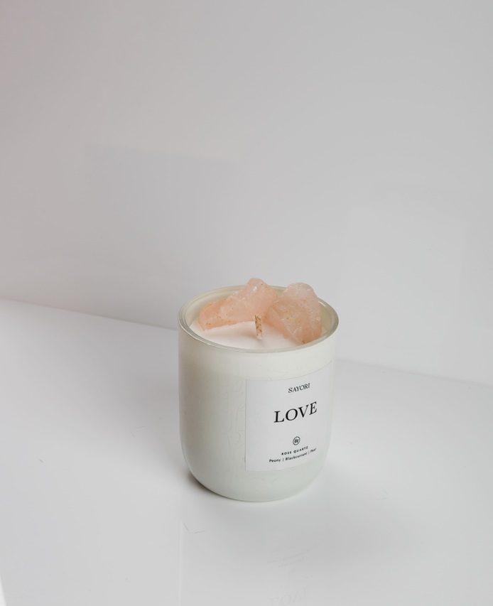 Love Crystal Candle